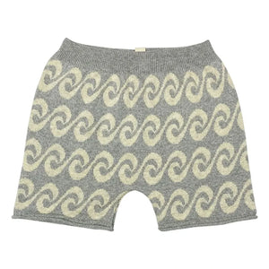 Bayiri - River Shorts Organic cotton knitwear | Gray