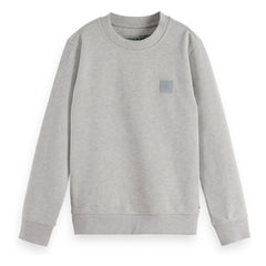 Scotch & Soda - Logo Patch Sweatshirt | Grey Melange