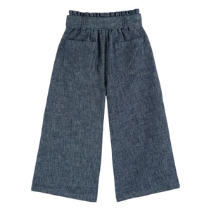 Emile et Ida - Loose-fitting trousers with belt | Navy Blue