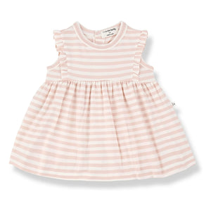 1+ in the family - Valentina Striped Dress | Beige pink