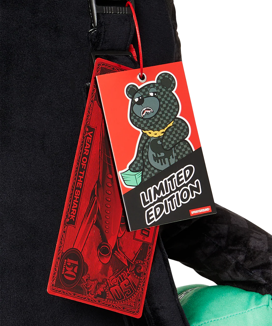 Sprayground - 鲨鱼伞熊泰迪背包