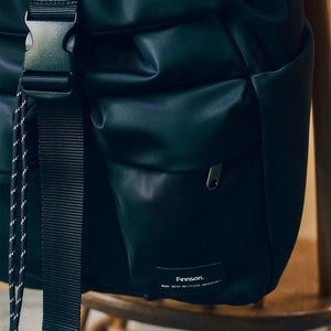 Finnson Elise Eco Changing Backpack & Changing Mat - Black-Changing Bags-Black- | Natural Baby Shower