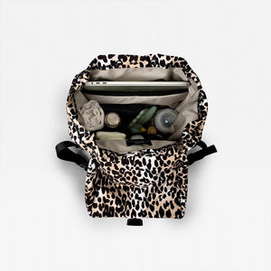 Finnson Elise Eco Changing Backpack & Changing Mat - Leopard-Changing Bags-Leopard- | Natural Baby Shower