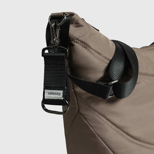 Finnson Fia Eco Oversized Sling Stroller Organiser with Clips - Mocha-Stroller Organisers-Mocha- | Natural Baby Shower