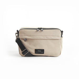Finnson Frida Eco Stroller Organiser with Stroller Clips - Taupe-Stroller Organisers-Taupe- | Natural Baby Shower