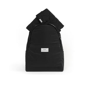 Finnson Inge Eco Changing Backpack With Changing Mat - Black-Changing Bags-Black- | Natural Baby Shower