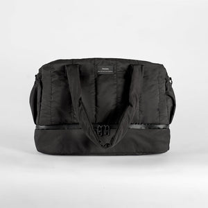 Finnson Innes Eco Holdall Changing Bag With Changing Mat - Black-Changing Bags-Black- | Natural Baby Shower