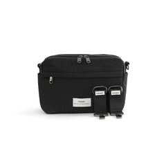 Finnson Frida Eco Stroller Organiser With Stroller Clips - Black-Stroller Organisers-Black- | Natural Baby Shower