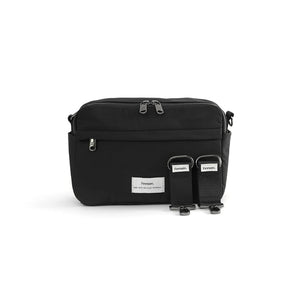 Finnson Frida Eco Stroller Organiser With Stroller Clips - Black-Stroller Organisers-Black- | Natural Baby Shower