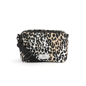 Finnson Frida Eco Stroller Organiser With Stroller Clips - Leopard-Stroller Organisers-Leopard- | Natural Baby Shower