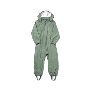 Grass & Air PU Puddlesuit - Khaki Green-Rainsuits + Sets-Khaki Green-9-12m | Natural Baby Shower