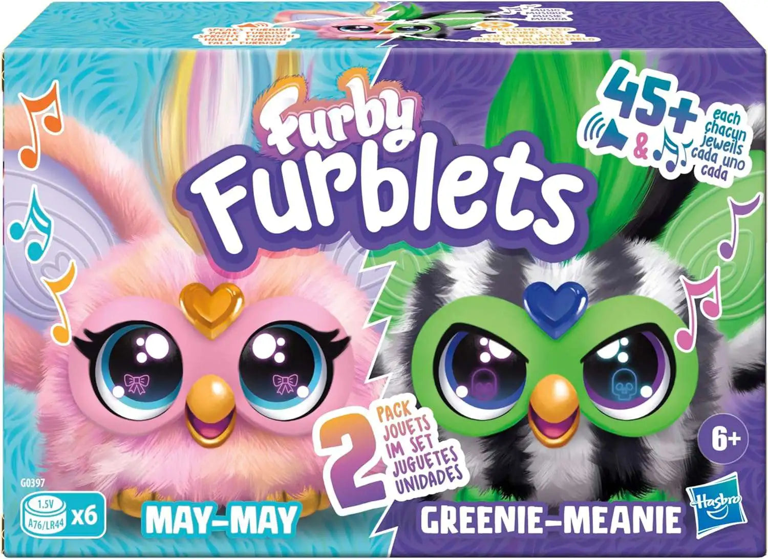 Hasbro - Mini Furby Furblets May-May ve Greenie-Meanie 2li Oyuncakları