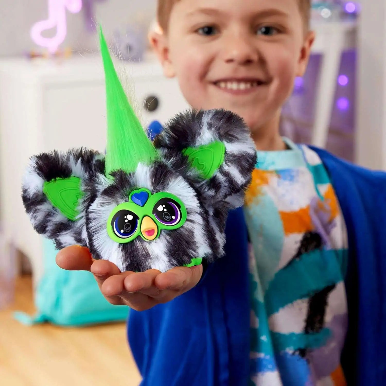 Hasbro - Mini Furby Furblets May-May ve Greenie-Meanie 2li Oyuncakları