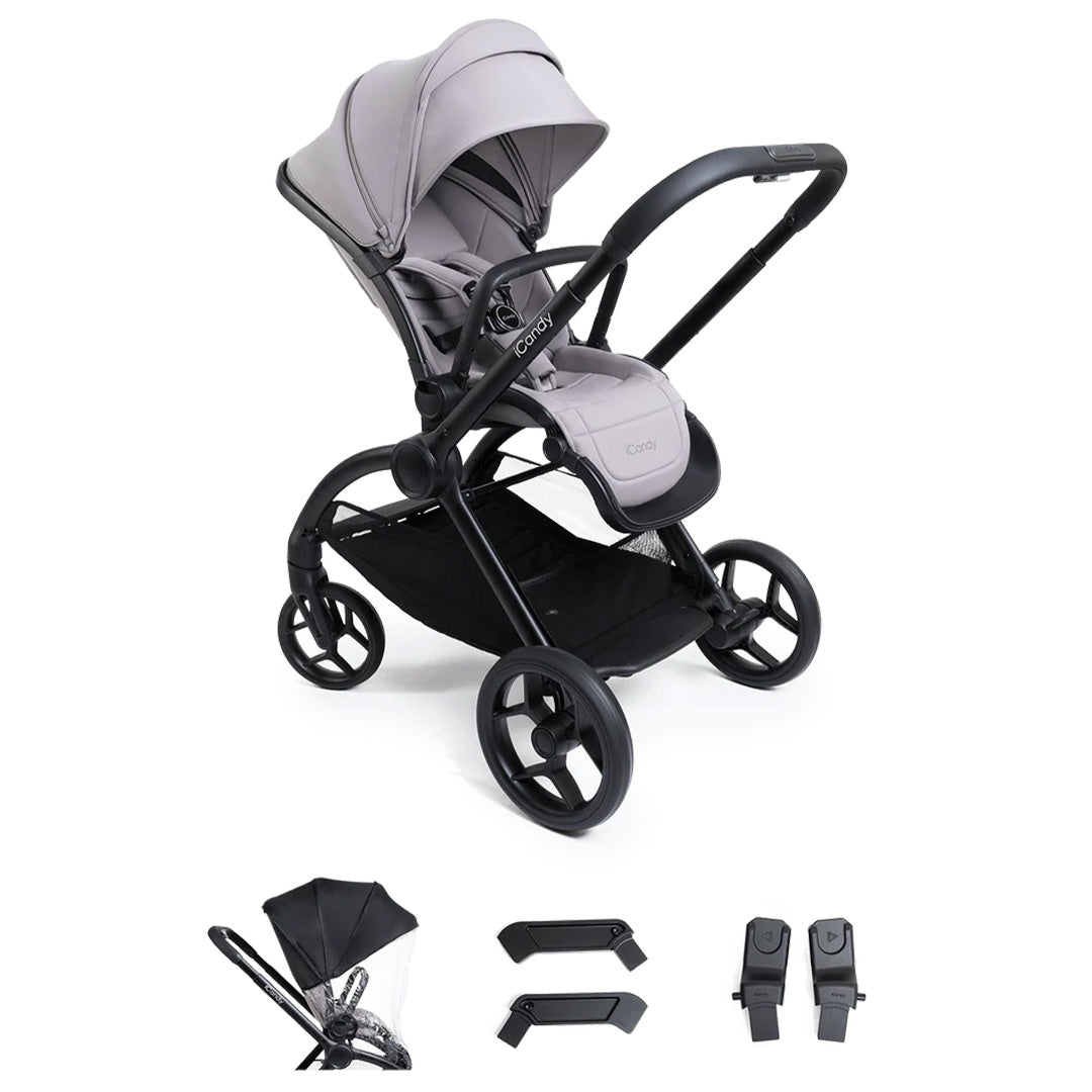 iCandy Core 2 Stroller - Storm Grey-Strollers-Storm Grey- | Natural Baby Shower