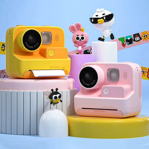iPixi – Anında Baskı Dijital Fotoğraf ve Video Kamera Pembe