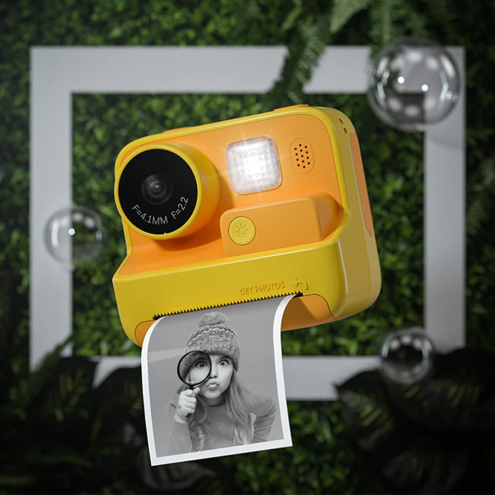iPixi – Цифровая фотокамера и видеокамера с мгновенной печатью оранжевая