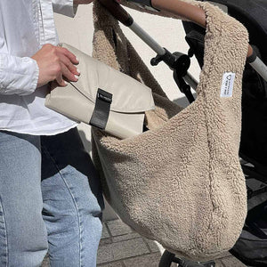 JEM + BEA Teddy XL Changing Bag - Fawn-Changing Bags-Fawn- | Natural Baby Shower