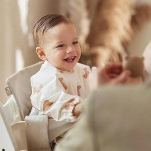 Jollein Waterproof Coverall Bib - Teddy Bear-Bibs-Teddy Bear- | Natural Baby Shower