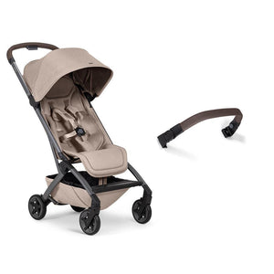 Joolz Aer2 Compact Stroller - Sandy Taupe-Strollers-Sandy Taupe-With Bumper Bar | Natural Baby Shower