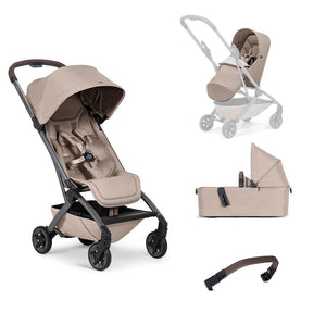 Joolz Aer2 Compact Stroller - Sandy Taupe-Strollers-Sandy Taupe-Without Bumper Bar | Natural Baby Shower