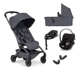 Joolz Aer 2 | CYBEX Travel System-Travel Systems-Stone Grey-With Carrycot | Natural Baby Shower