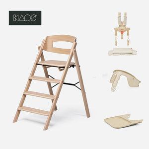 KAOS KLAPP® Highchair + Baby Set-Highchairs-Natural/Oak- | Natural Baby Shower