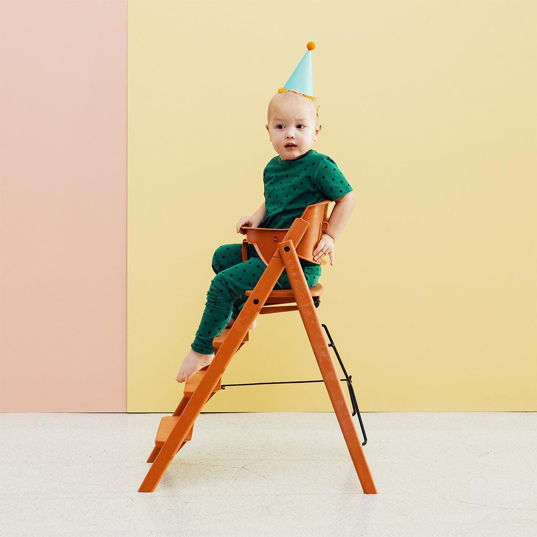 KAOS ReKLAPP® Highchair - Terracotta Pink-Highchairs-Terracotta- | Natural Baby Shower