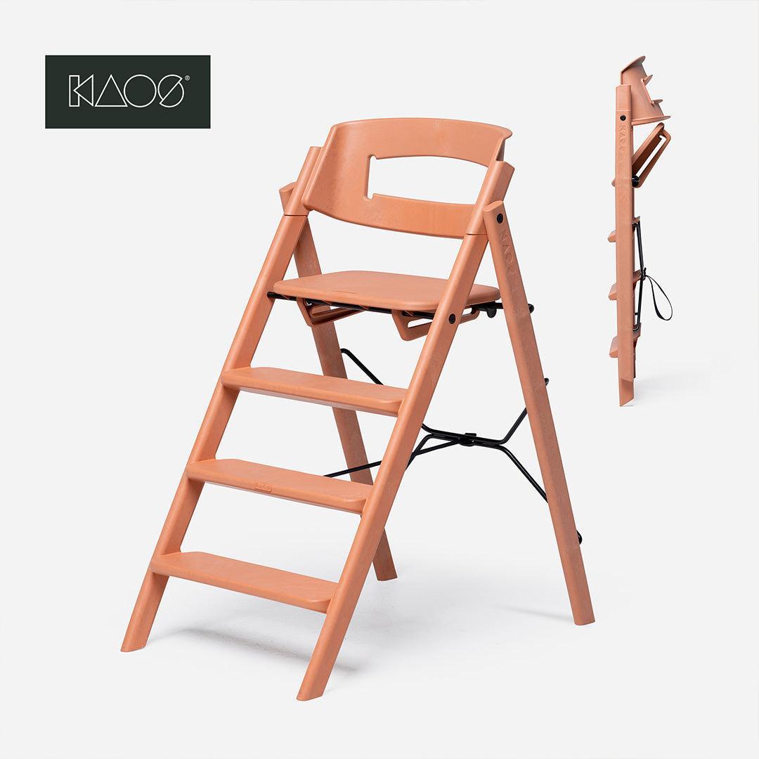 KAOS ReKLAPP® Highchair - Terracotta Pink-Highchairs-Terracotta- | Natural Baby Shower