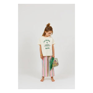 Arsène et Les Pipelettes - La Pasta E Basta Organic Cotton T-Shirt | Ecru