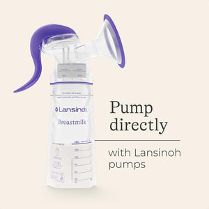Lansinoh Breastmilk Storage Bags - 25 Pack-Breast Pump Accessories- | Natural Baby Shower