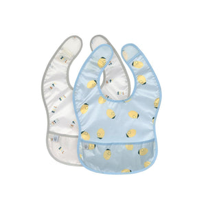 Lassig Lightweight Bibs 2pcs - Happy Fruits - Lemon-Bibs-Lemon-One Size | Natural Baby Shower