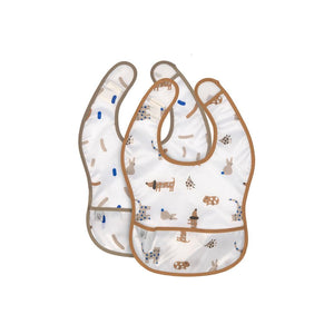 Lassig Lightweight Bib - 2 Pack - Royal Blue - Little Mateys-Bibs-Royal Blue-Little Mateys | Natural Baby Shower