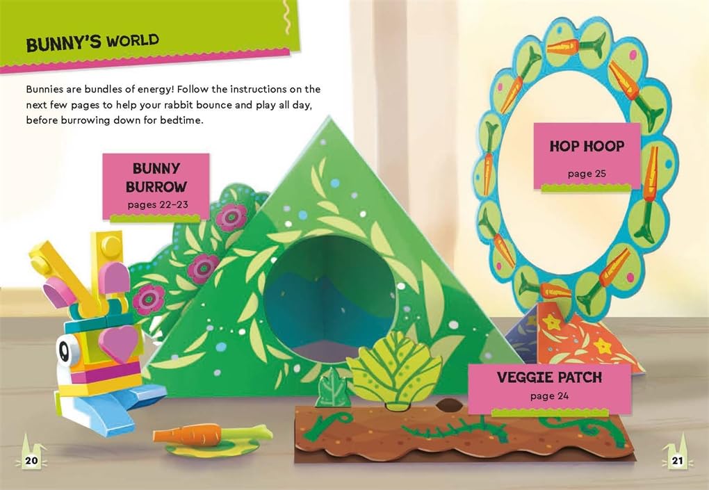 Lego - Figür Oyuncaklı Minik Evcil Hayvanlar: Yapım ve Katlama El Sanatları