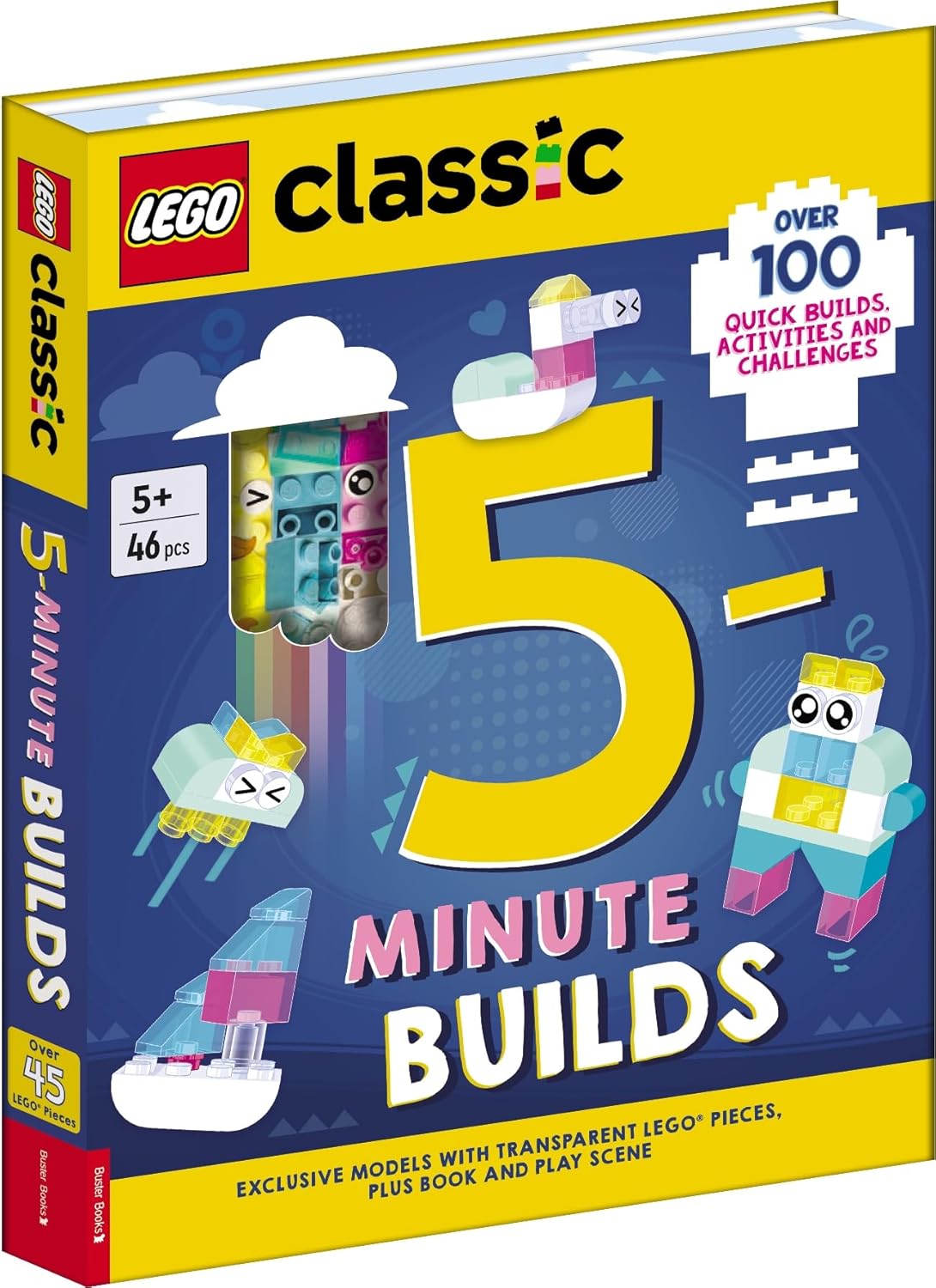 Lego - LEGO® Clásico: Libro de actividades en inglés con figuras y construcciones de 5 minutos