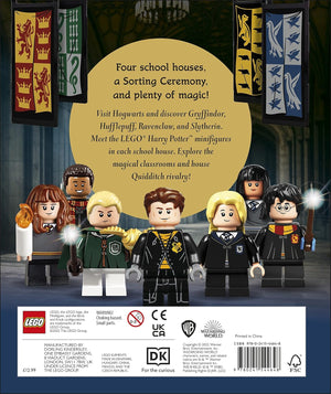 Lego - LEGO Harry Potter Hogwarts Evleri Figür Oyuncaklı Figürlü İngilizce Aktivite ve Hikaye Kitabı