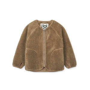 Liewood Calina Pile Jacket - Oat-Coats-Oat-104 | Natural Baby Shower