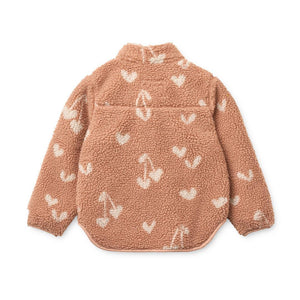 Liewood Nolan Pile Jacket - Sweethearts / Pale Tuscany-Coats-Sweethearts / Pale Tuscany-80 | Natural Baby Shower