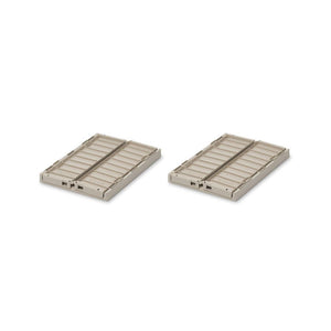 Liewood Weston Storage Boxes - Sandy - Small - 2 Pack-Storage- | Natural Baby Shower