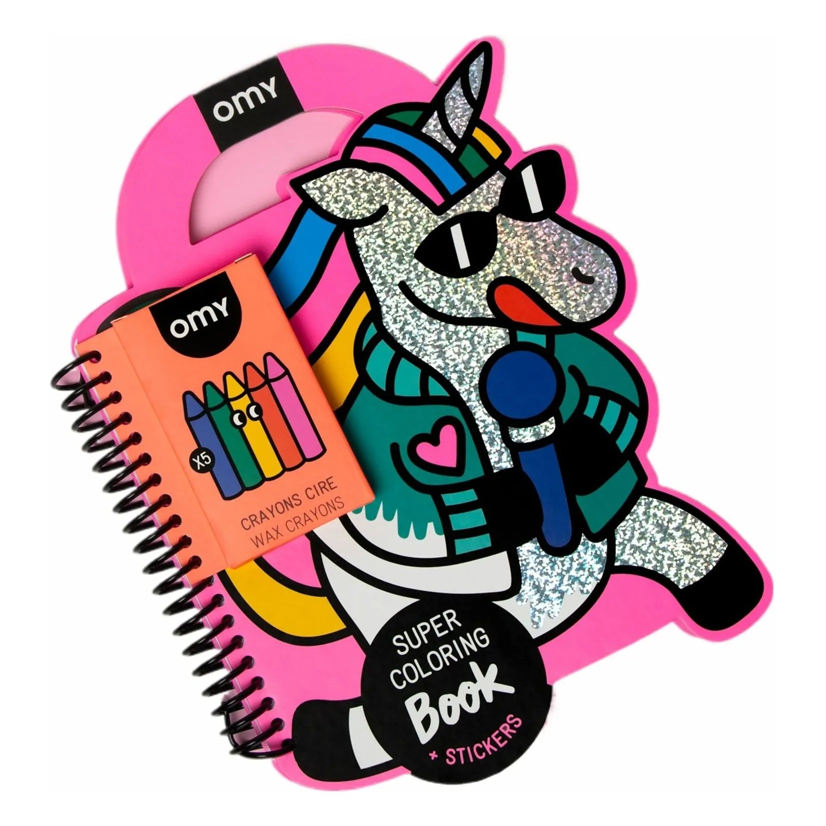Omy - Lily Sticker Coloring Book