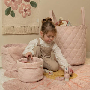 Little Dutch Storage Basket Small - Pure Blossom-Storage Baskets-Pure Blossom-Small | Natural Baby Shower