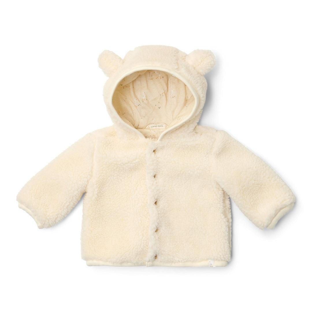 Little Dutch Teddy Cardigan - Off White-Cardigans-Off White-NB | Natural Baby Shower