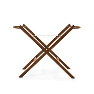 The Little Green Sheep Foldable Moses Basket Stand - Walnut-Moses Basket Stands-Walnut- | Natural Baby Shower