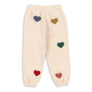 Konges Sløjd - Lou Cœurs Organic Cotton Jogger Pants | Peach