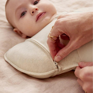 Love to Dream Swaddle Up Transition Bag (1.5 Tog) - Oatmeal-Sleeping Bags-Oatmeal-M | Natural Baby Shower