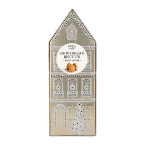 M&S Food Light-Up Gold Hazelnut Cookie House