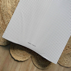 Mama Shack Anti Roll Wedge Changing Mat - Greige Gingham-Changing Mats-Greige Gingham-One Size | Natural Baby Shower