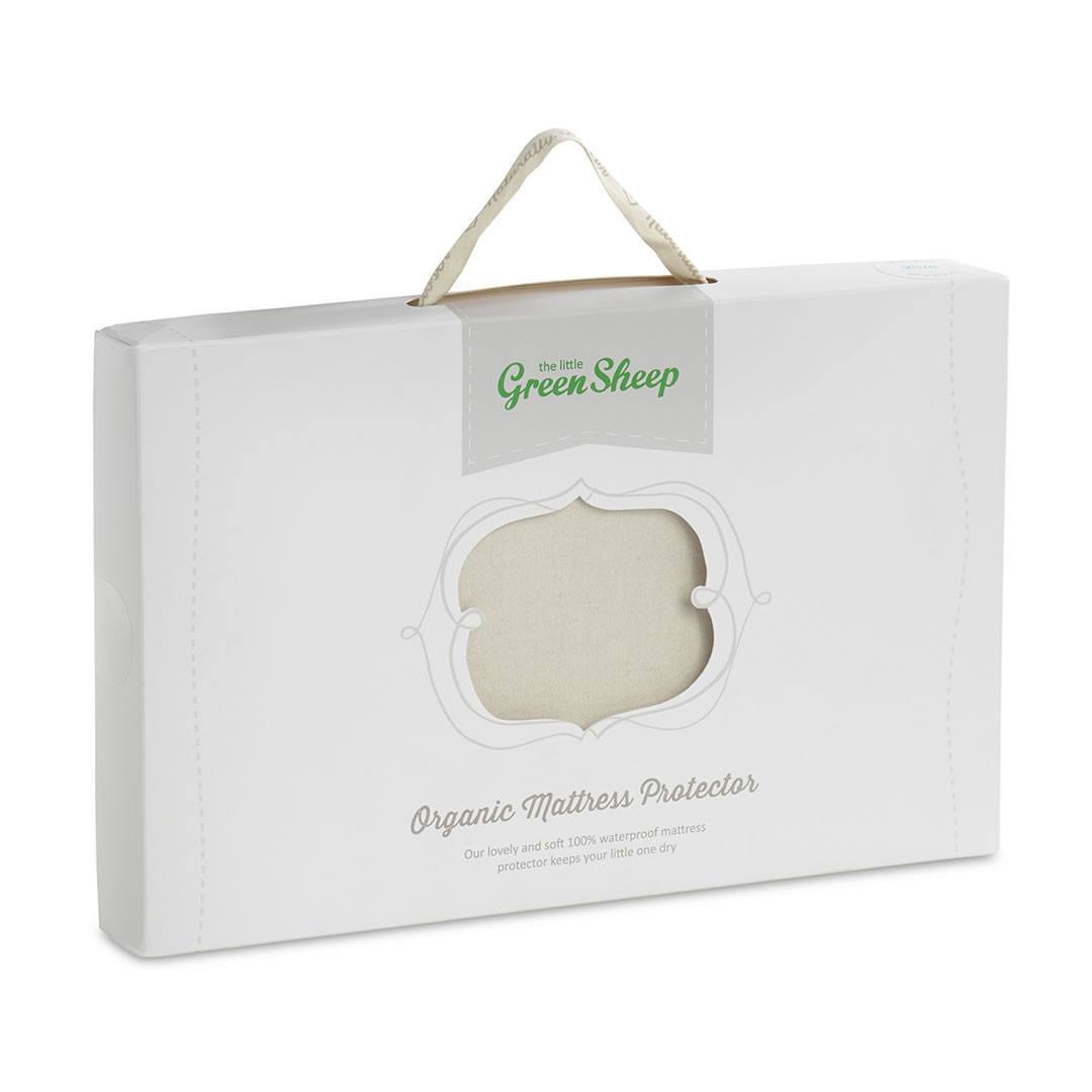 The Little Green Sheep - Organic Mattress Protector - Moses Basket 30x70cm-Mattress Protectors- | Natural Baby Shower