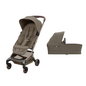 Maxi-Cosi Fame Cabin Stroller - Oak Truffle-Strollers-Oak Truffle-With Cabin Cot | Natural Baby Shower