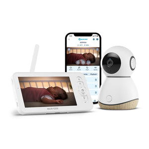 Maxi-Cosi See Baby Monitor Pro - White/ Natural-Baby Monitors-White/ Natural- | Natural Baby Shower