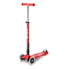Micro - Maxi Katlanabilir LED Scooter | Kırmızı